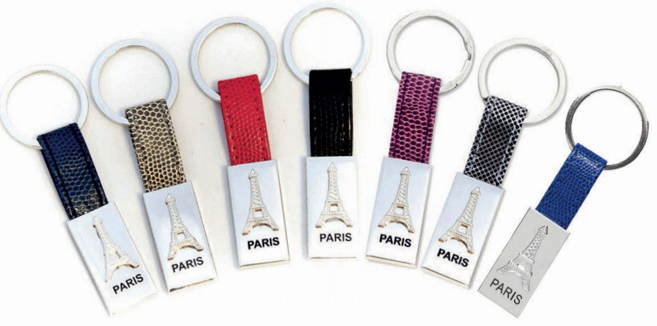 Porte clés Tour Eiffel Paris plaque métal