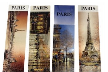5 marques pages Tour Eiffel souvenirs de Paris