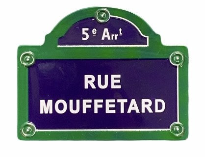 Magnet plaque rue Mouffetard
