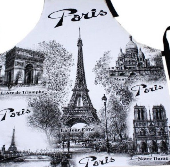 Tablier de cuisine monuments de Paris