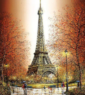 Carte postal automne à Paris