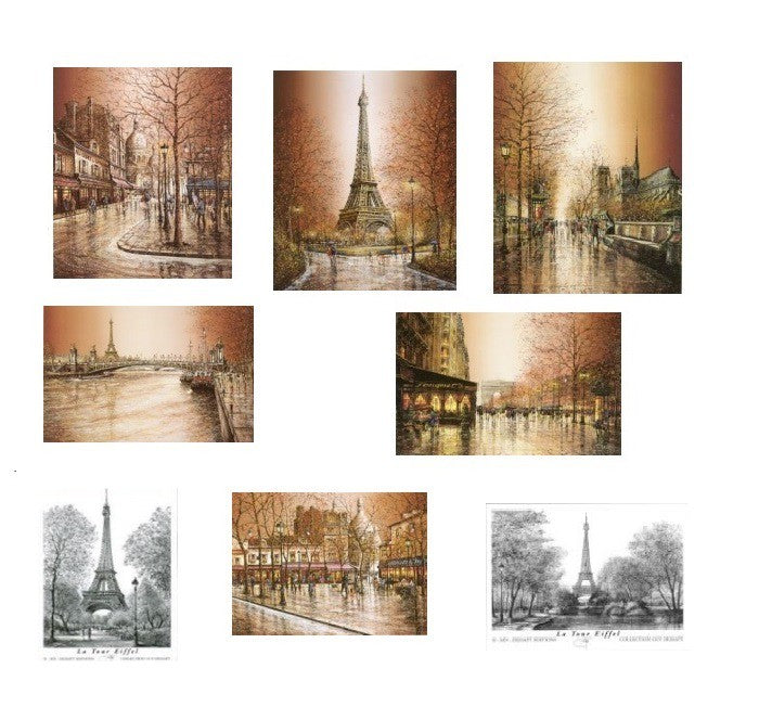 Carte postal automne à Paris