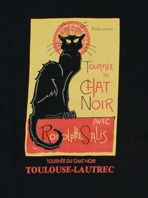 T-shirt Femme Chat Noir