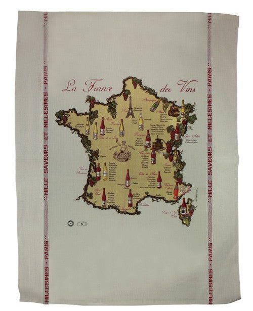 Torchon la France des vins