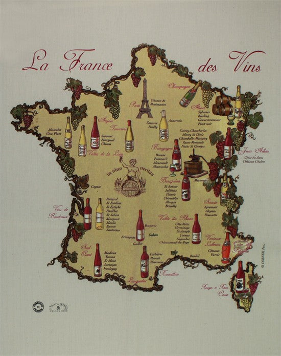 Torchon la France des vins