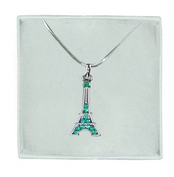 Collier Tour Eiffel Verte