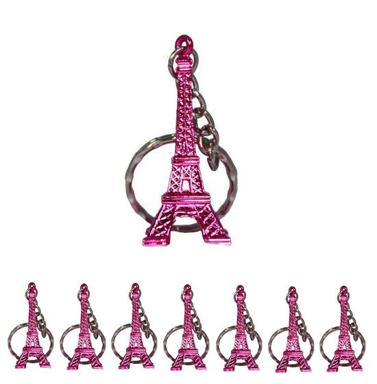 Porte clés tour Eiffel doré
