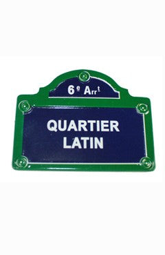 Imán placas de calles de París