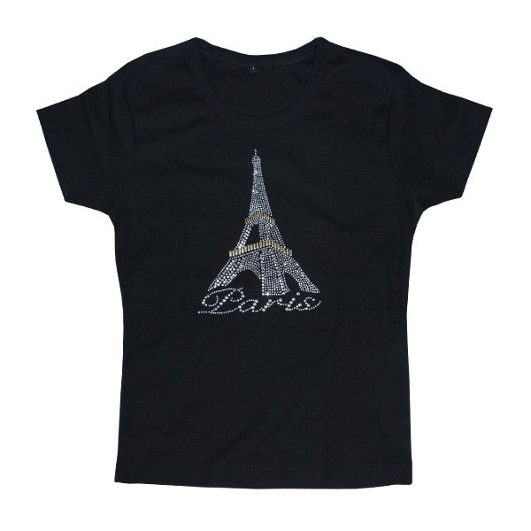 T-shirt Tour Eiffel strass