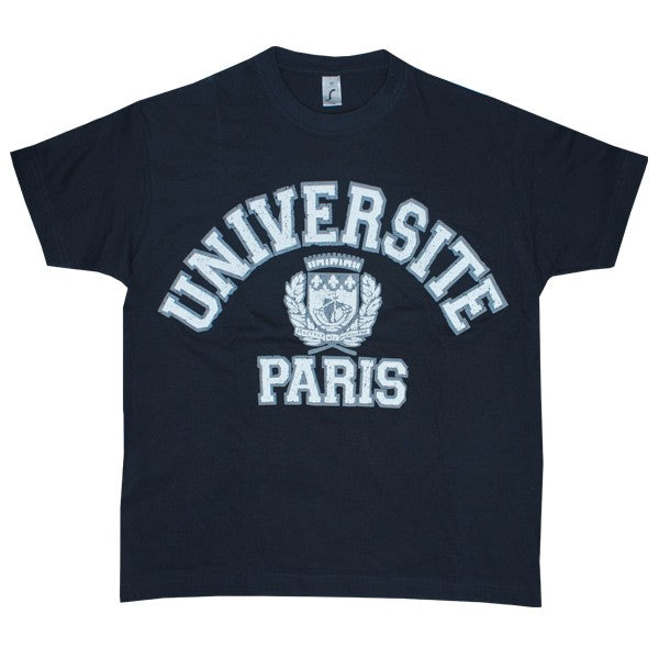 T-shirt université Paris vintage