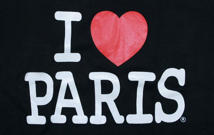 SWEAT À CAPUCHE "I LOVE PARIS" - Coupe Classique, Tissu 241 G/m², Pour Homme Ou Femme