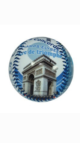 Balle de baseball bleue Paris
