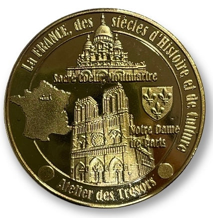 2 medallas de recuerdo de París
