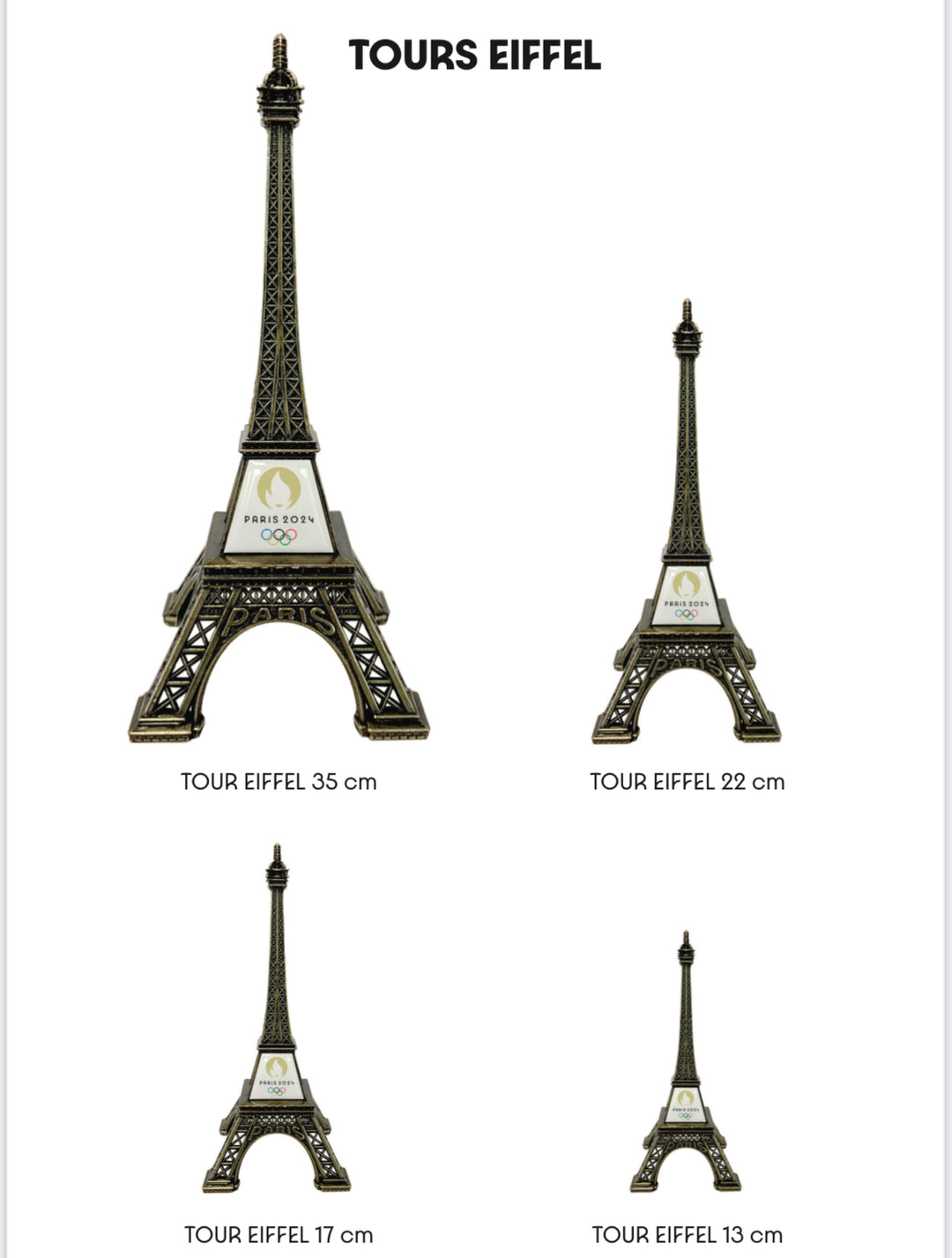 Torre Eiffel Paris 2024 Made in France