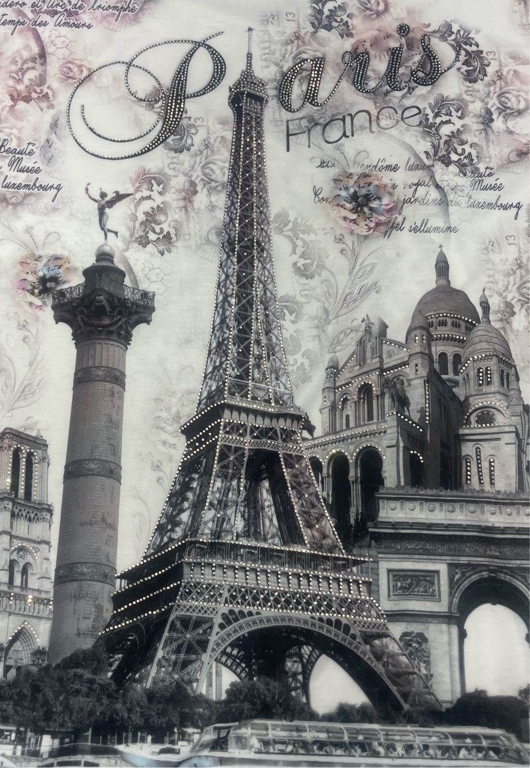Tee shirt Tour Eiffel monuments suprême