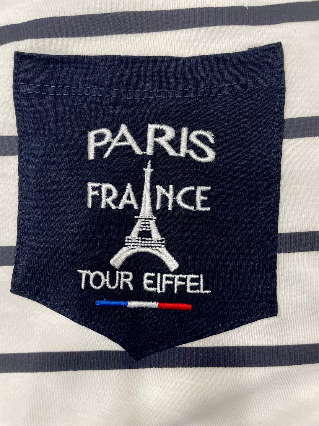 Camiseta bordada Torre Eiffel París Francia