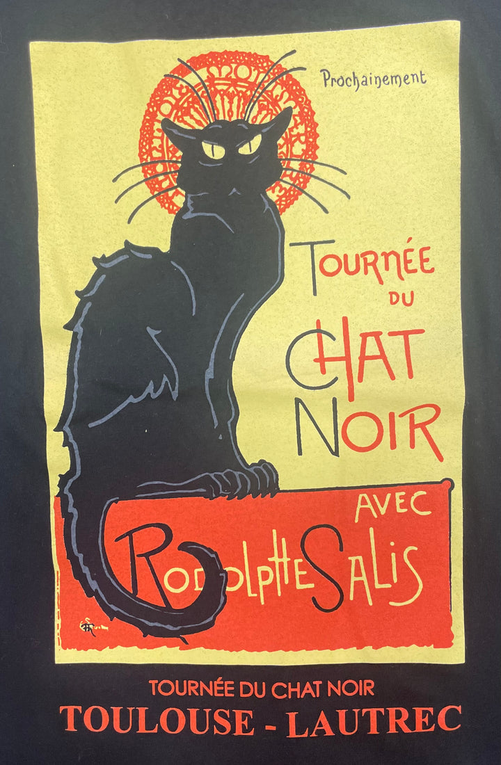 Camiseta la tournée du chat Noir