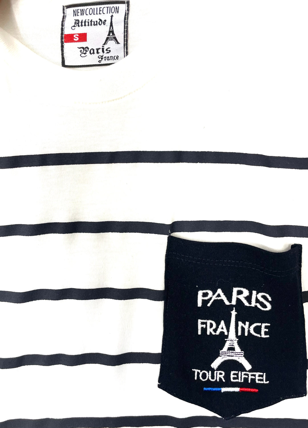 Tee shirt Tour Eiffel France brodé