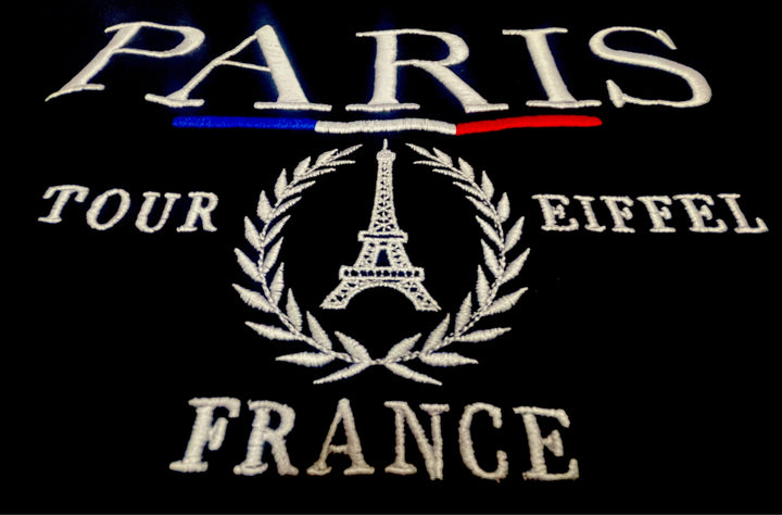 Sudadera bordada Paris FRANCE