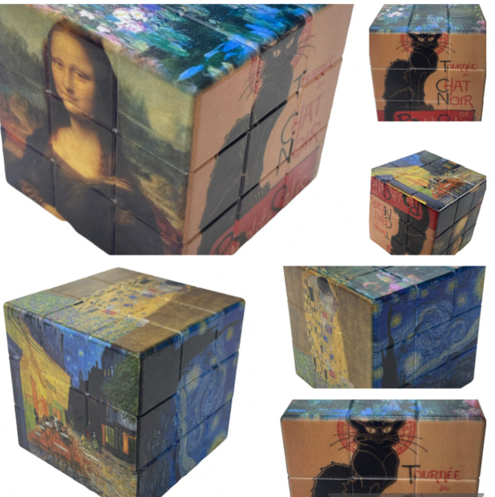 Cubo de plastico 6 tintas differentes