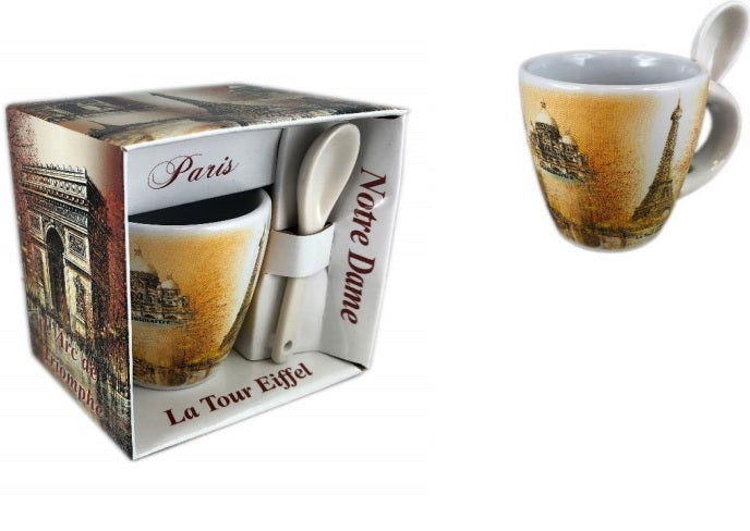 Taza de café Torre Eiffel monuments